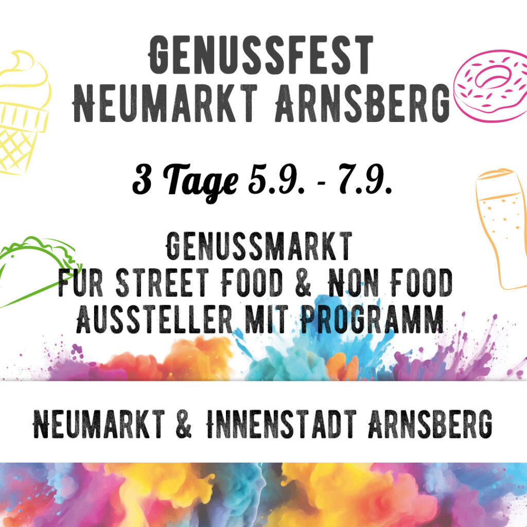 Genussfest Arnsberg präsentiert von der Volksbank Sauerland geht in die zweite Runde